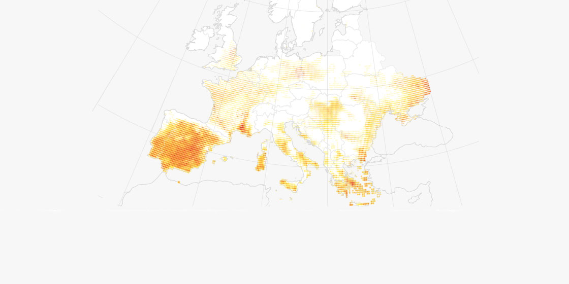 The share of Europe's territory at high risk of fire has doubled in the last 50 years